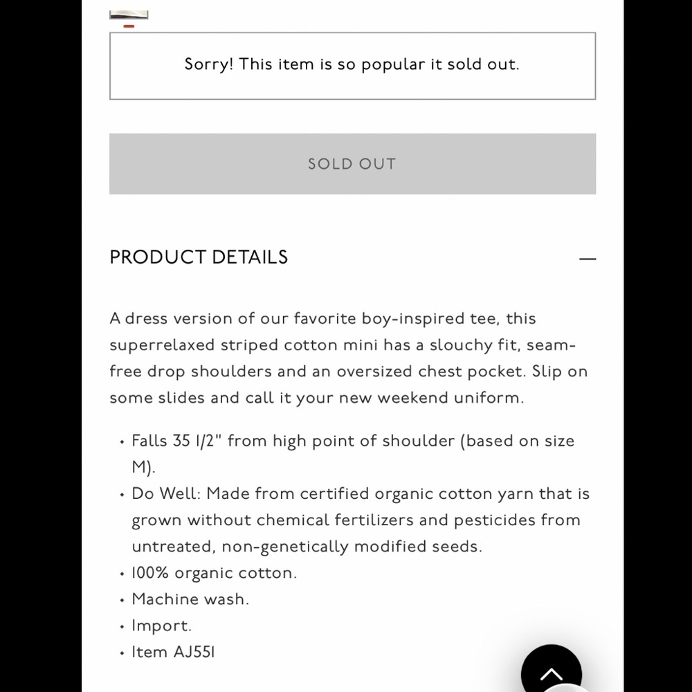 Madewell White Tomboy Pocket T-Shirt Cotton Mini Dress Blue Red Striped Size XS - Picture 13 of 13